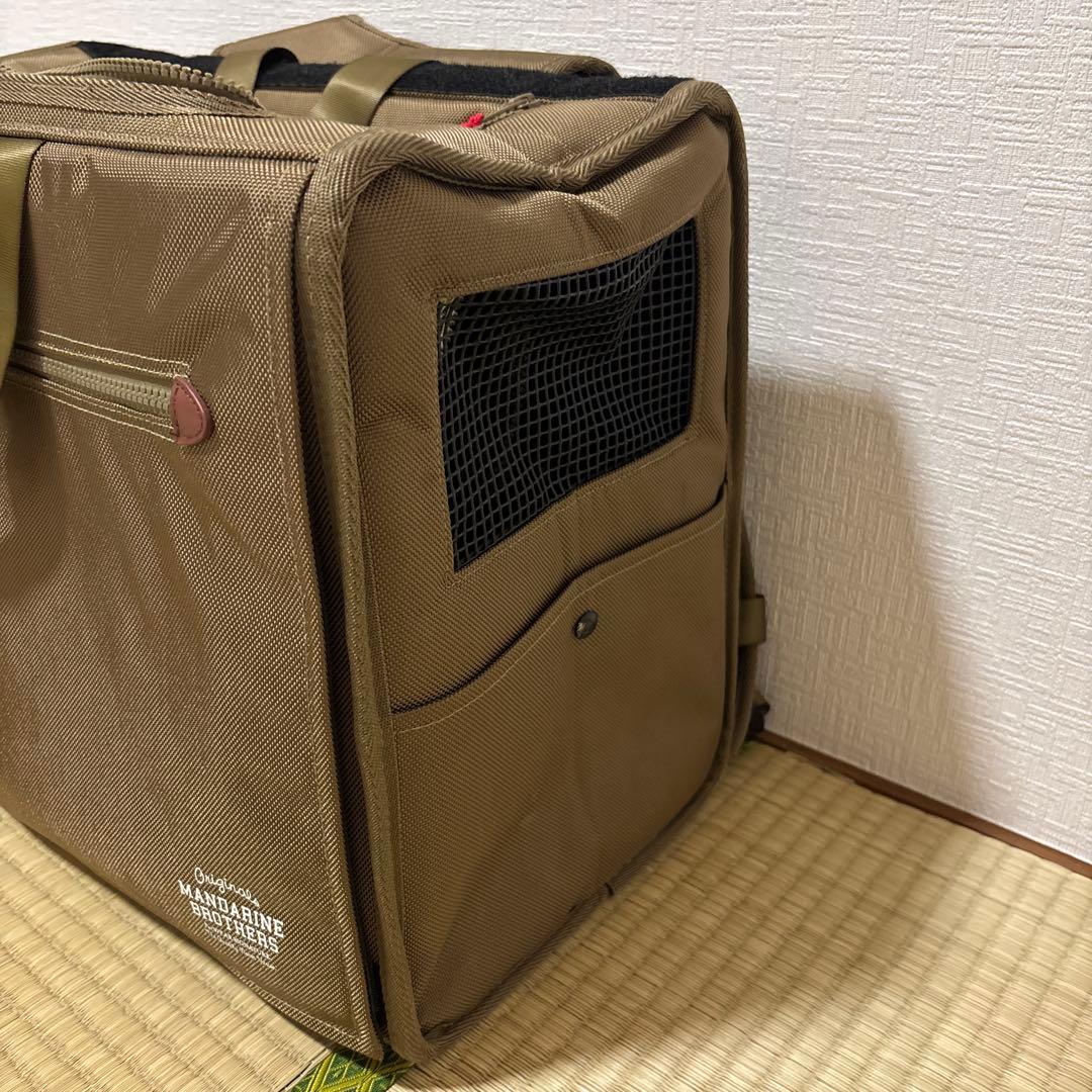 MANDARINE BROTHERS キャリーバッグ ブラウン　Mサイズ