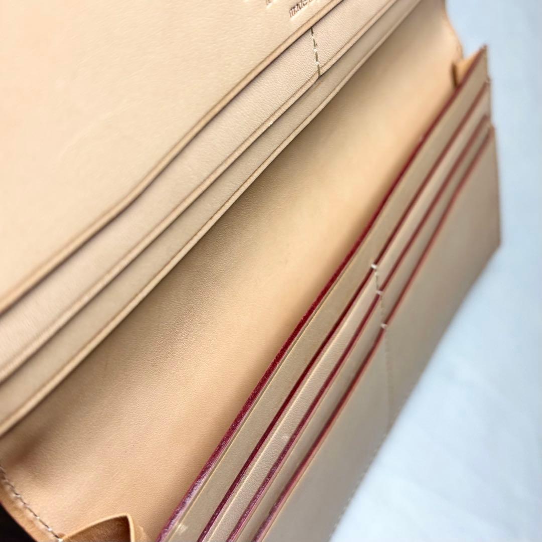 【極美品】　GANZO ガンゾ　コードバン　通しマチ　長財布　札入れ　ブラック