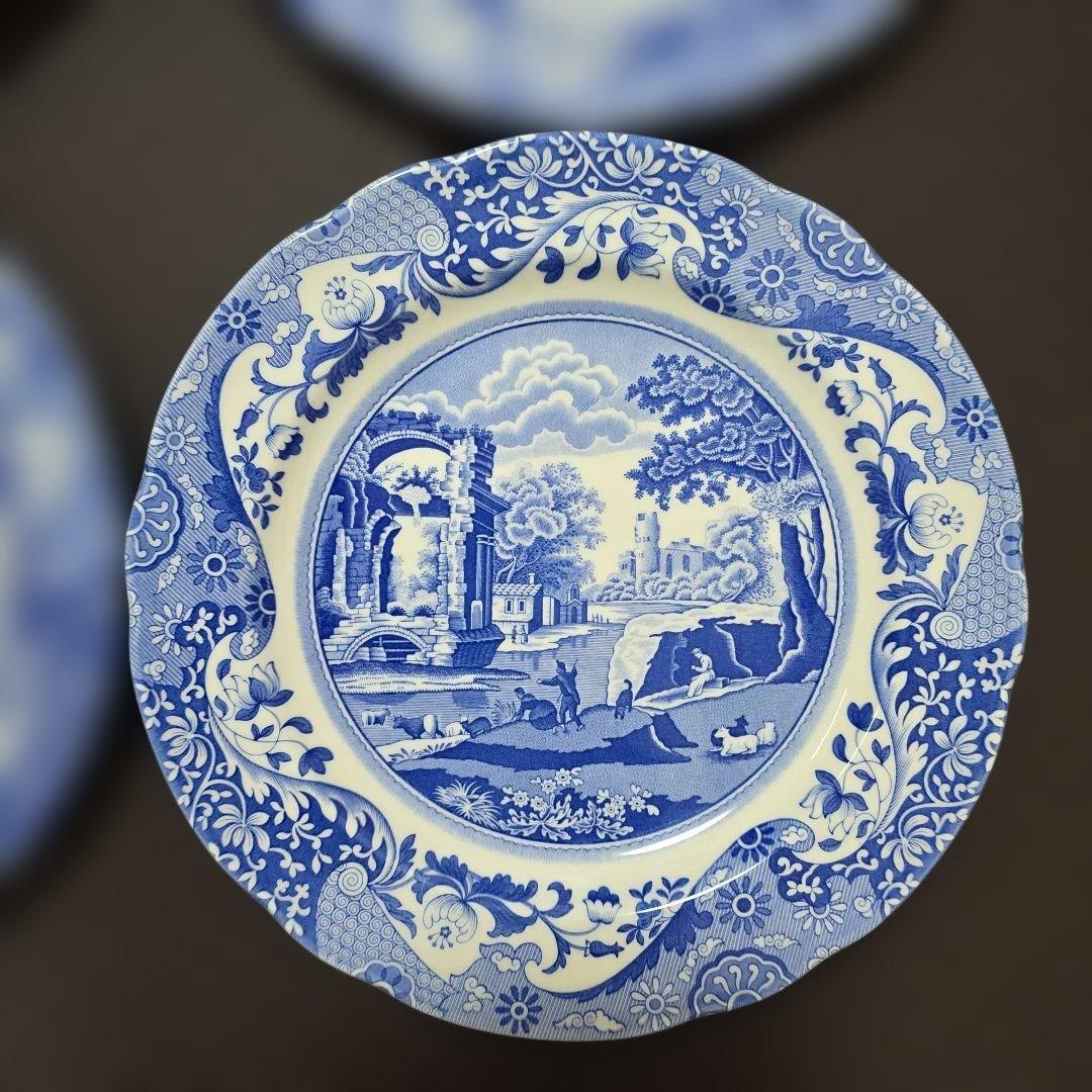 spode blue Italian スポード ブルーイタリアン ディナー皿