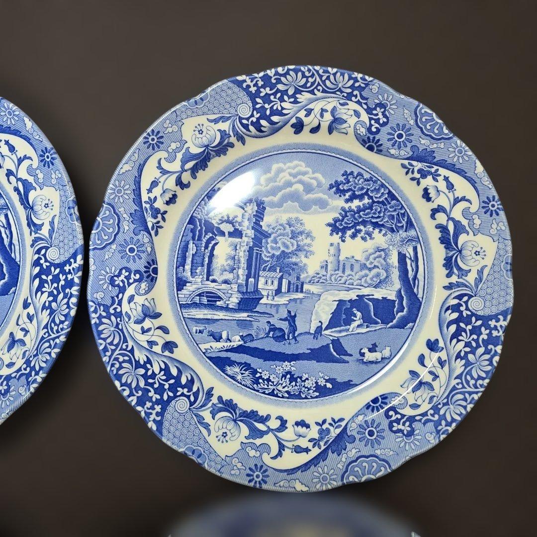 spode blue Italian スポード ブルーイタリアン ディナー皿