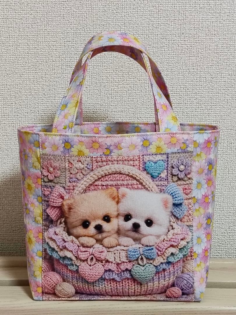 【受注制作】両面ミニトート１点 ミニトート1325