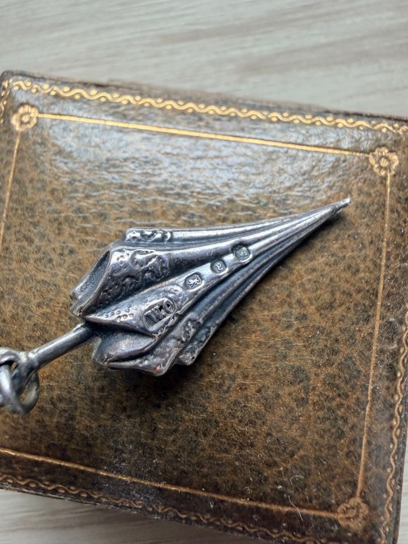 ヴィクトリア期 シルバーチャーム 銀 バーミンガム アンティーク