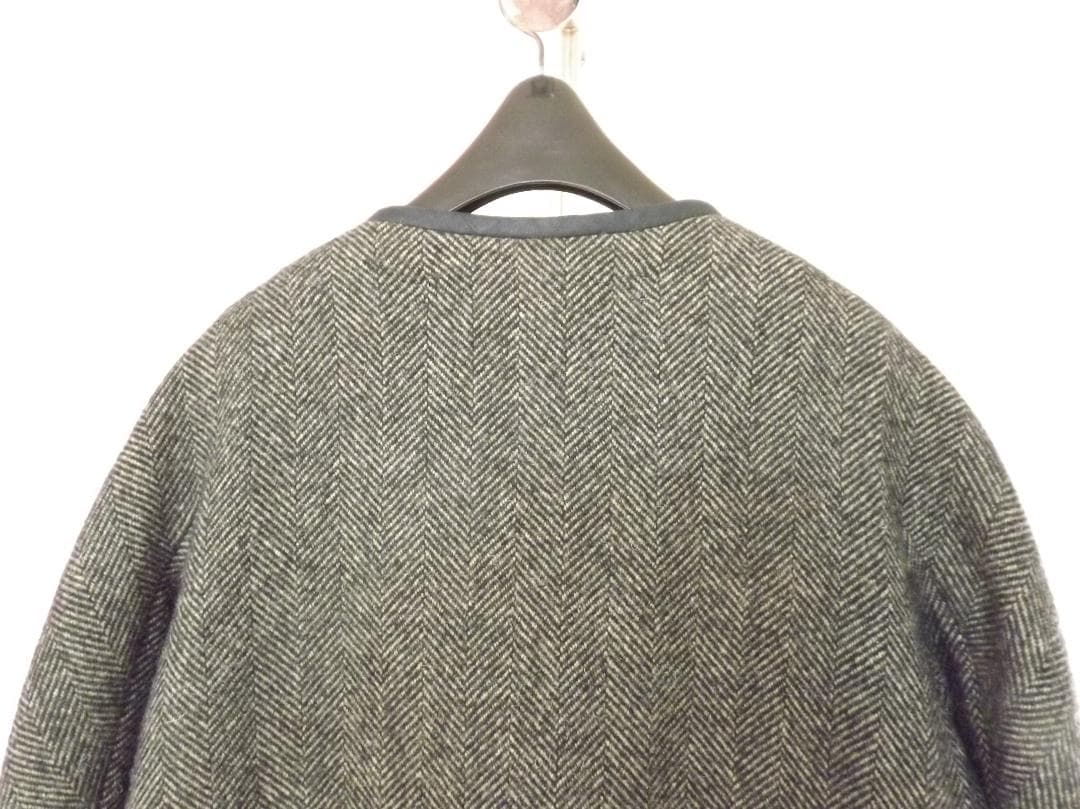 45RPM 45R（フォーティファイブ・アール）ノーカラー ツイード コート