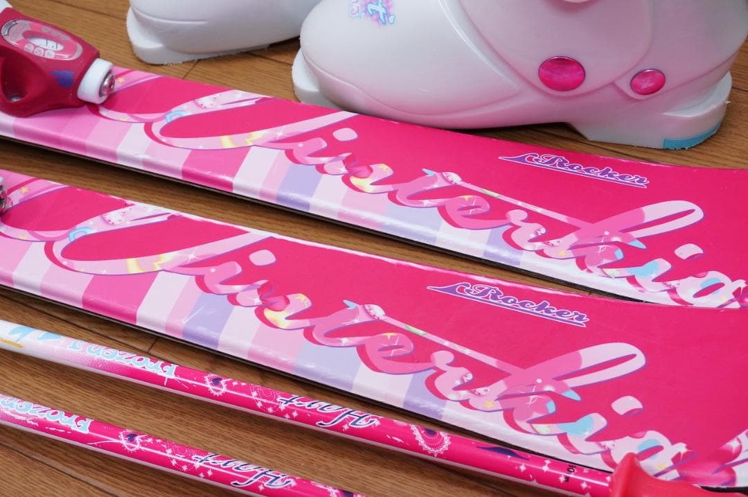 メンテ済 117cm 靴22cm KAZAMA スキーセット