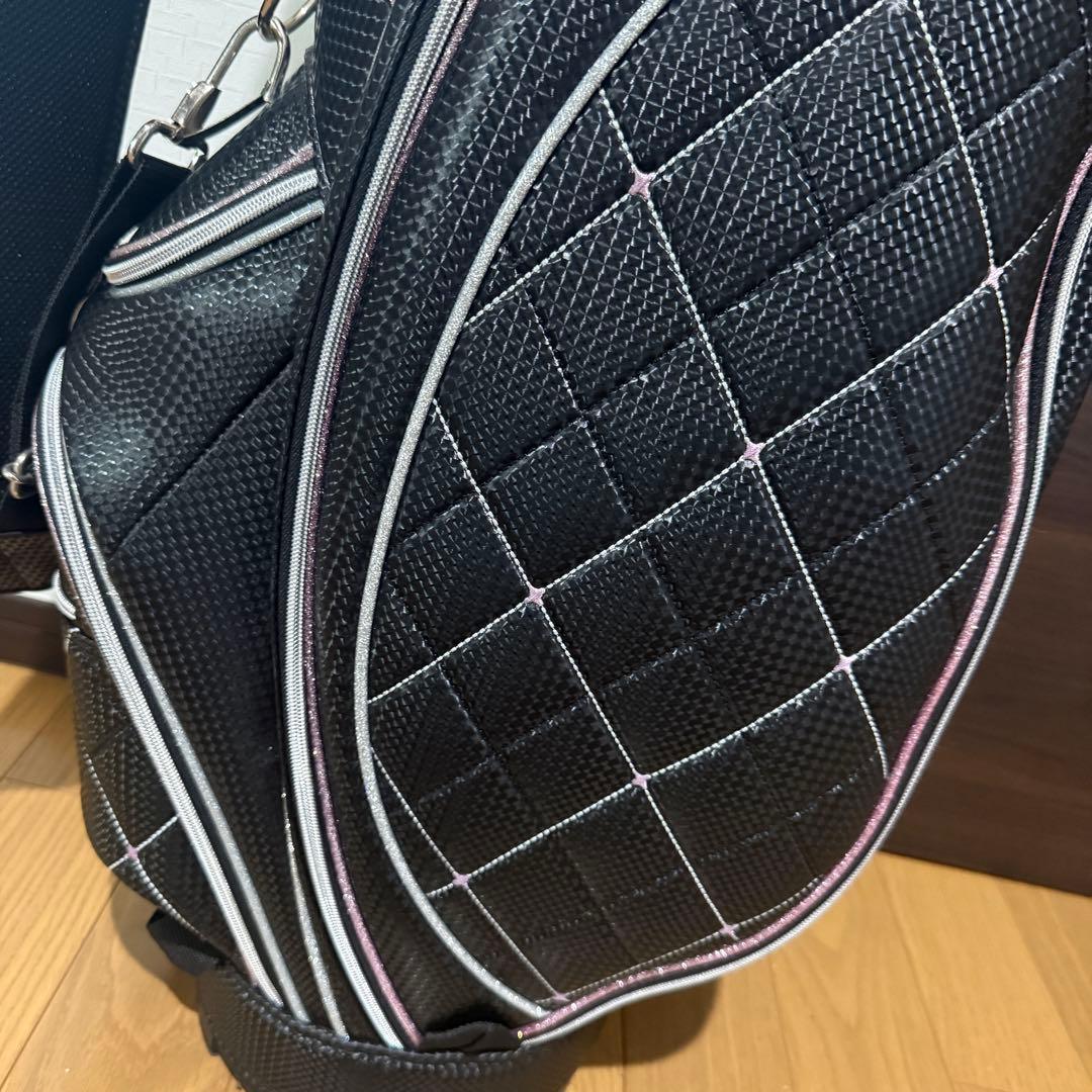 XXIO ゴルフバッグ ダイヤモンドキルティング キャディバッグ レディース