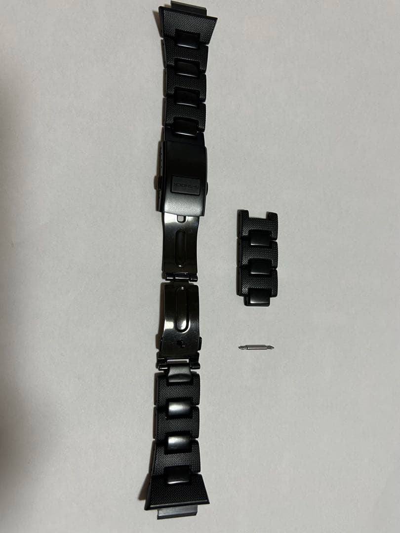 純正　CASIO G-SHOCK ブラック金属ベルト
