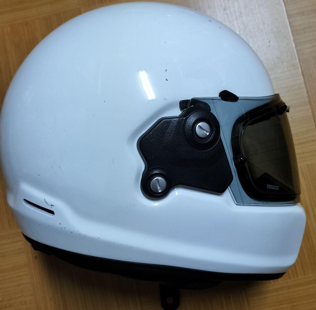 フルフェイスAraiヘルメット ホワイト クリアシールド