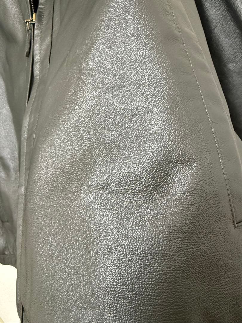 Dan Valentinoレザー シングルライダースジャケット　豚革