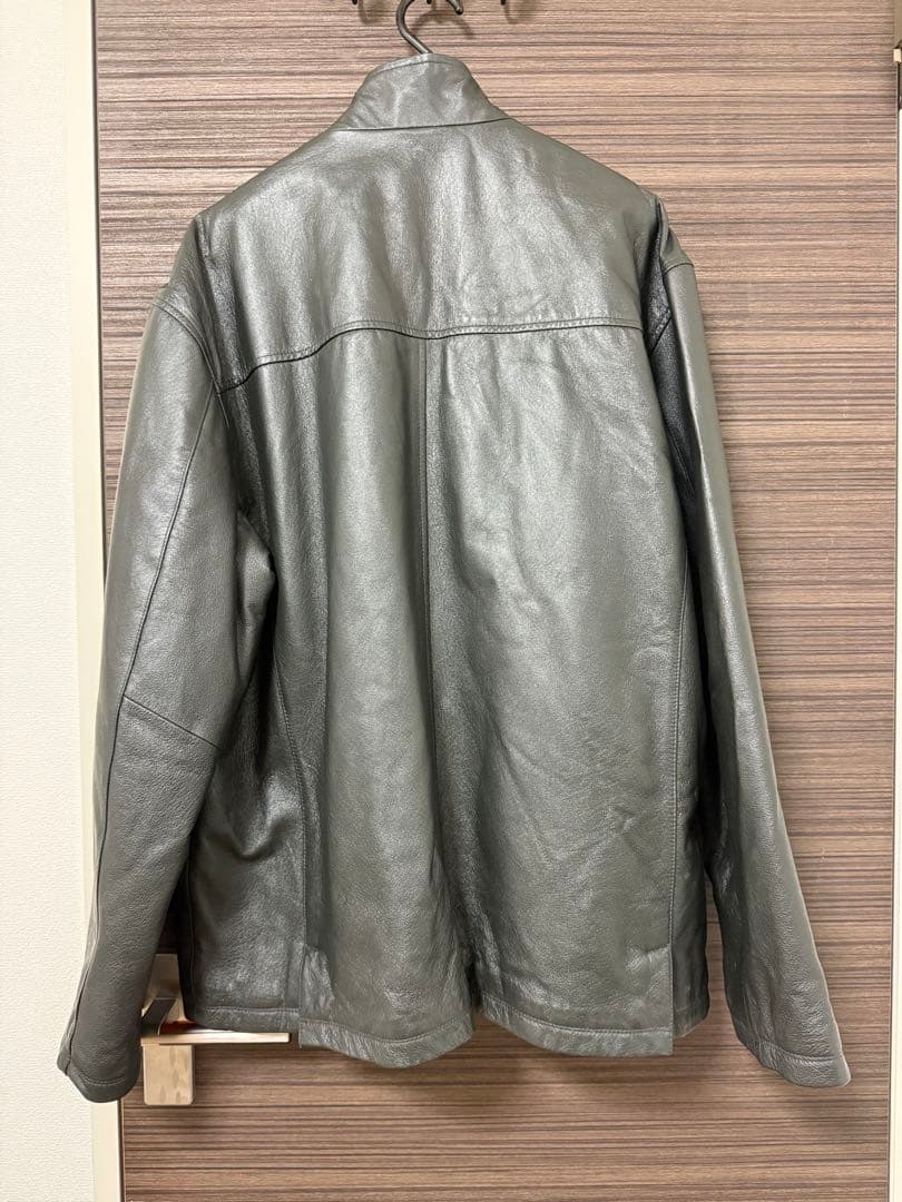 Dan Valentinoレザー シングルライダースジャケット　豚革