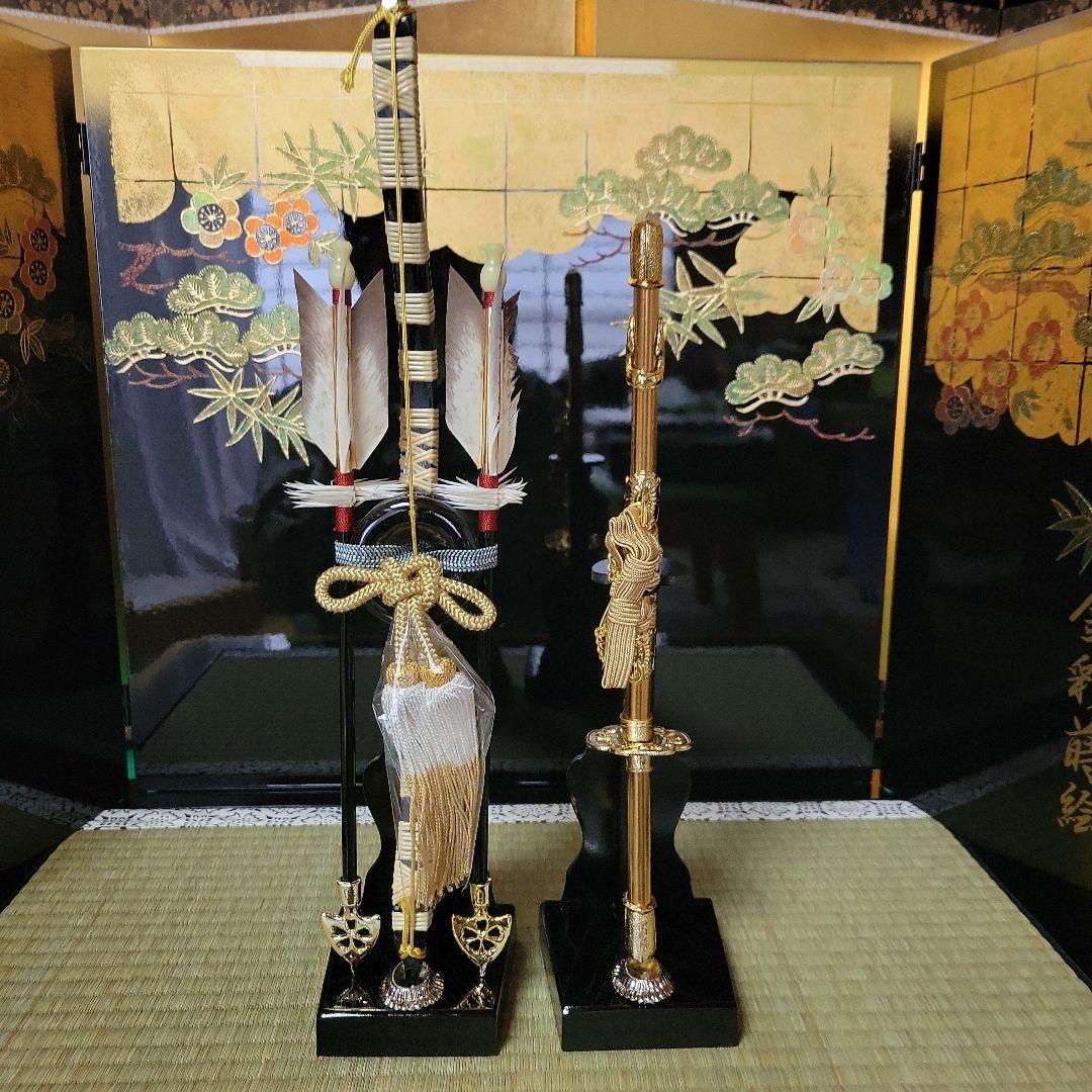 五月人形　K503　金箔と松竹梅　O