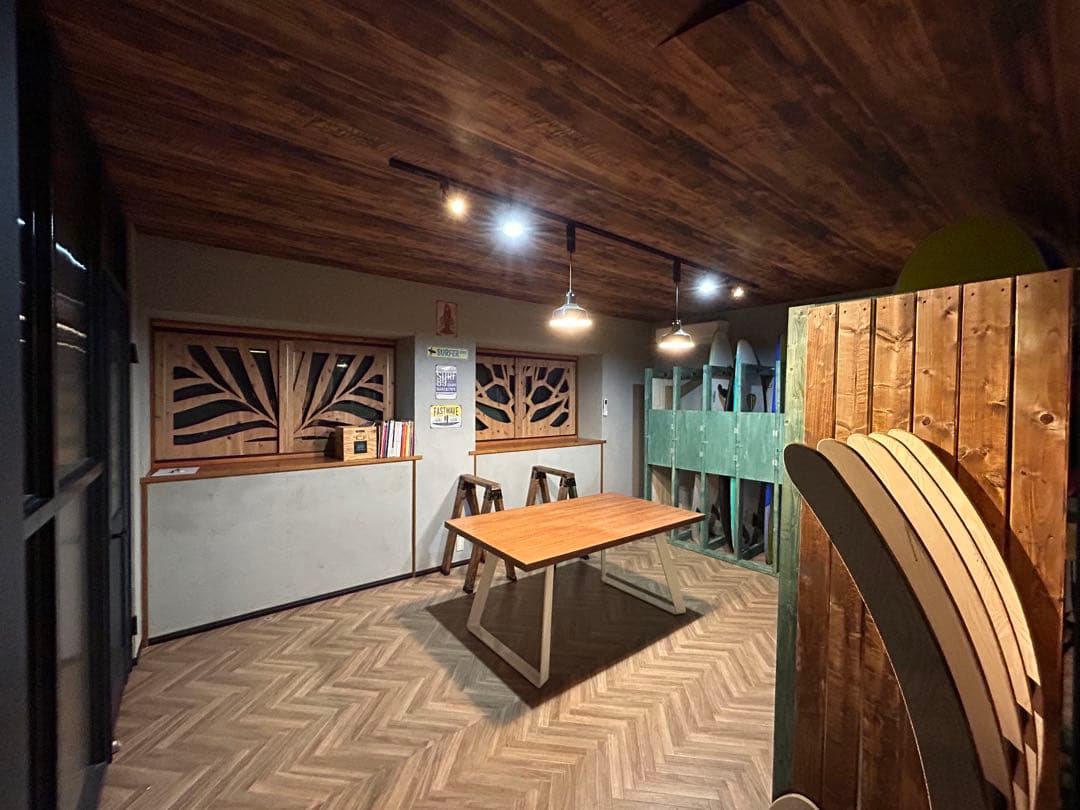 ナチュラルウッド 長方形テーブル 大きめ