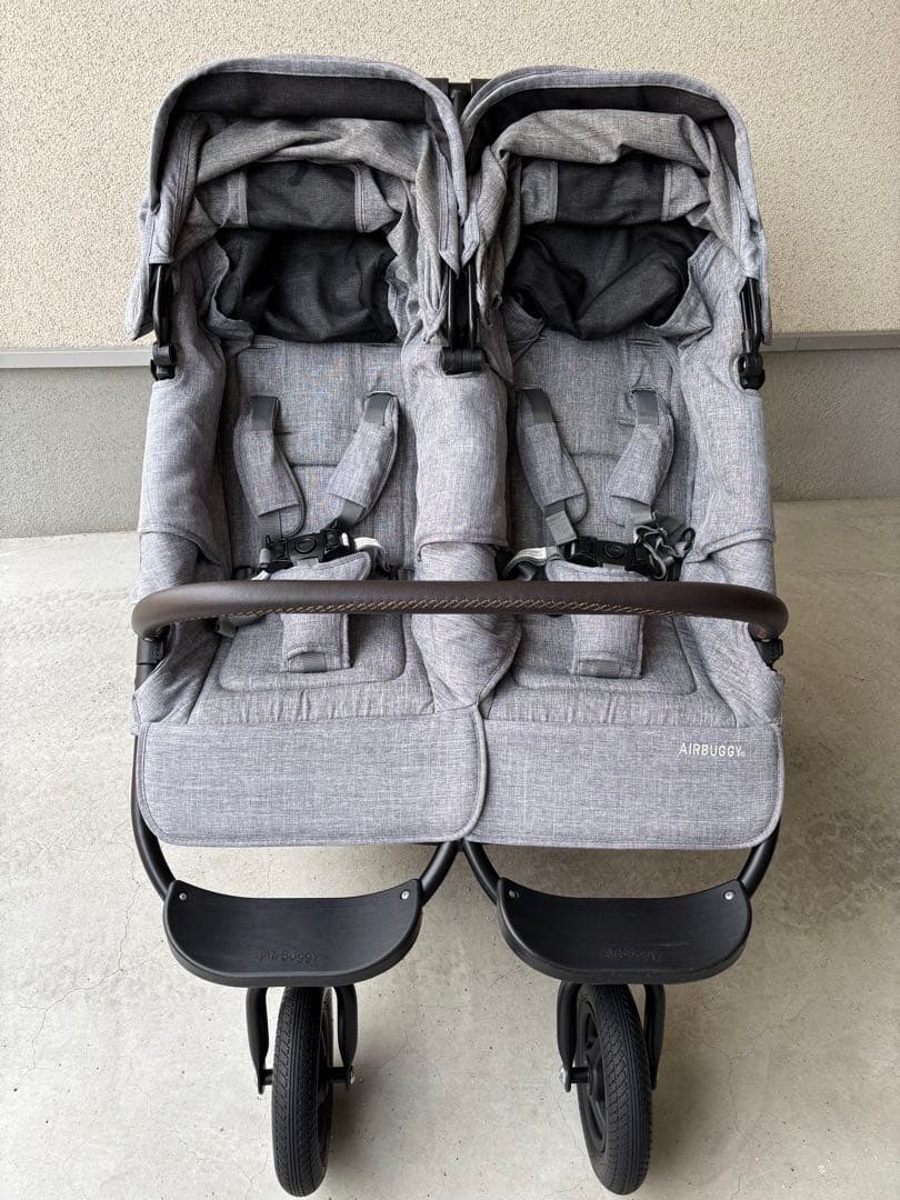 クリーニング済⭐︎エアバギー　ココダブル　双子　ベビーカー