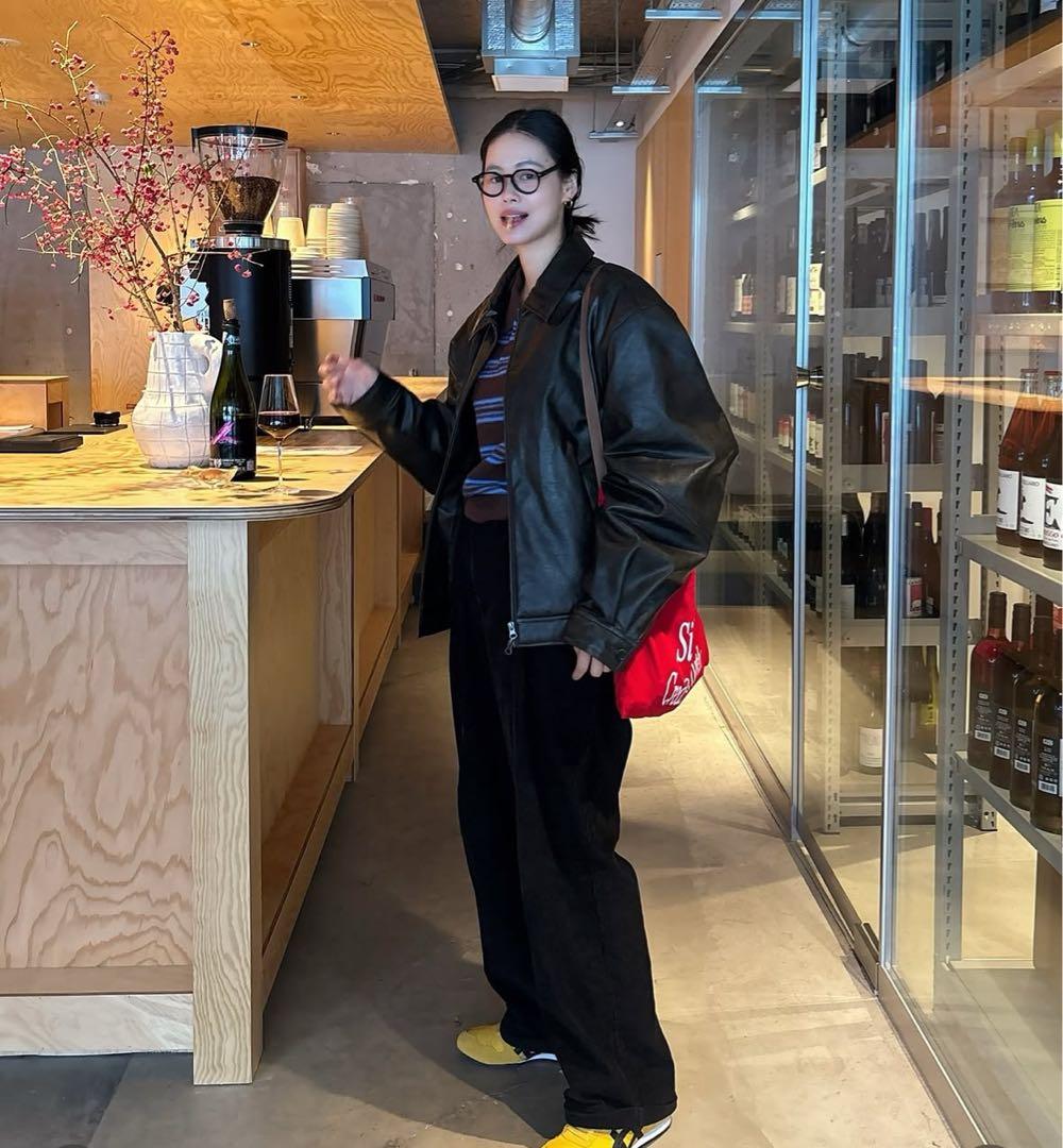 AMOMENTO 新品完売レザージャケット田中シェン1ldk ohotoro中綿