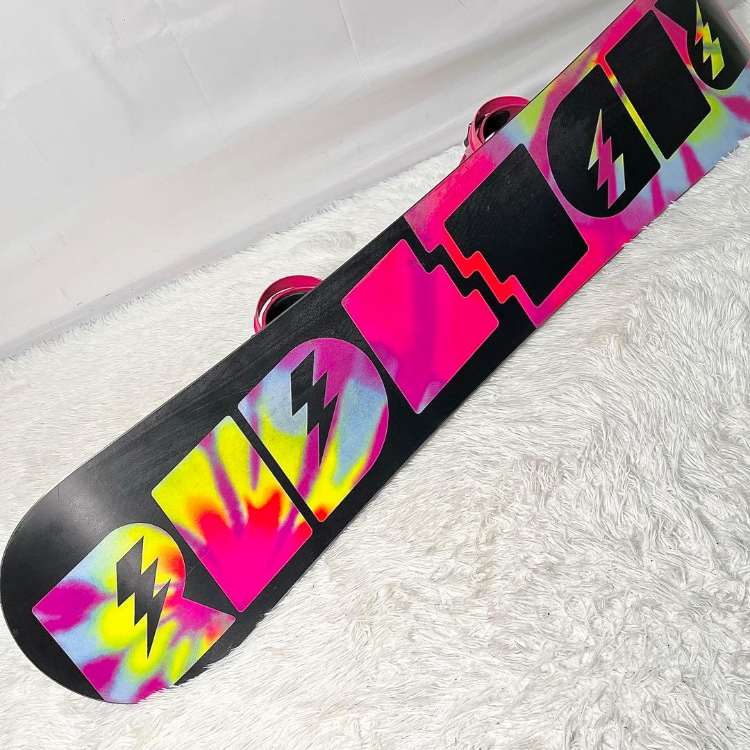 【美品】RIDE スプラッシュ スノーボード UNIONビンディング 142cm