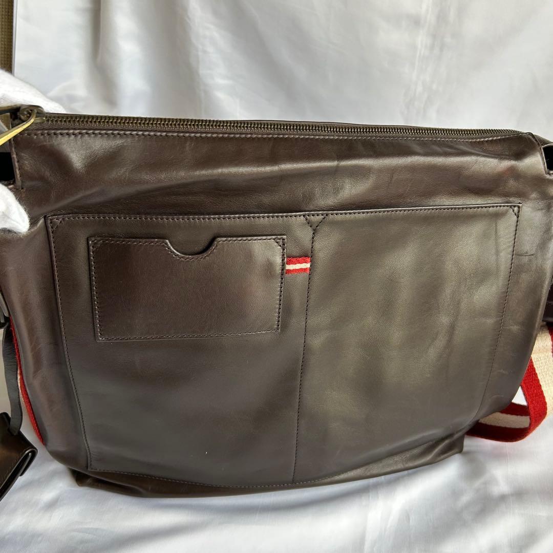 【美品】BALLY バリー ショルダーバッグ メッセンジャーバッグ ブラウン
