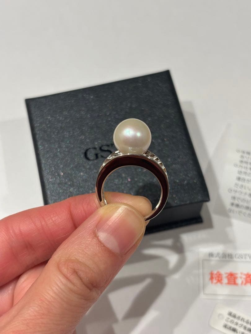 龍*マ様 【美品/箱あり】GSTV シルバー リング SV950Pd ※発送は1