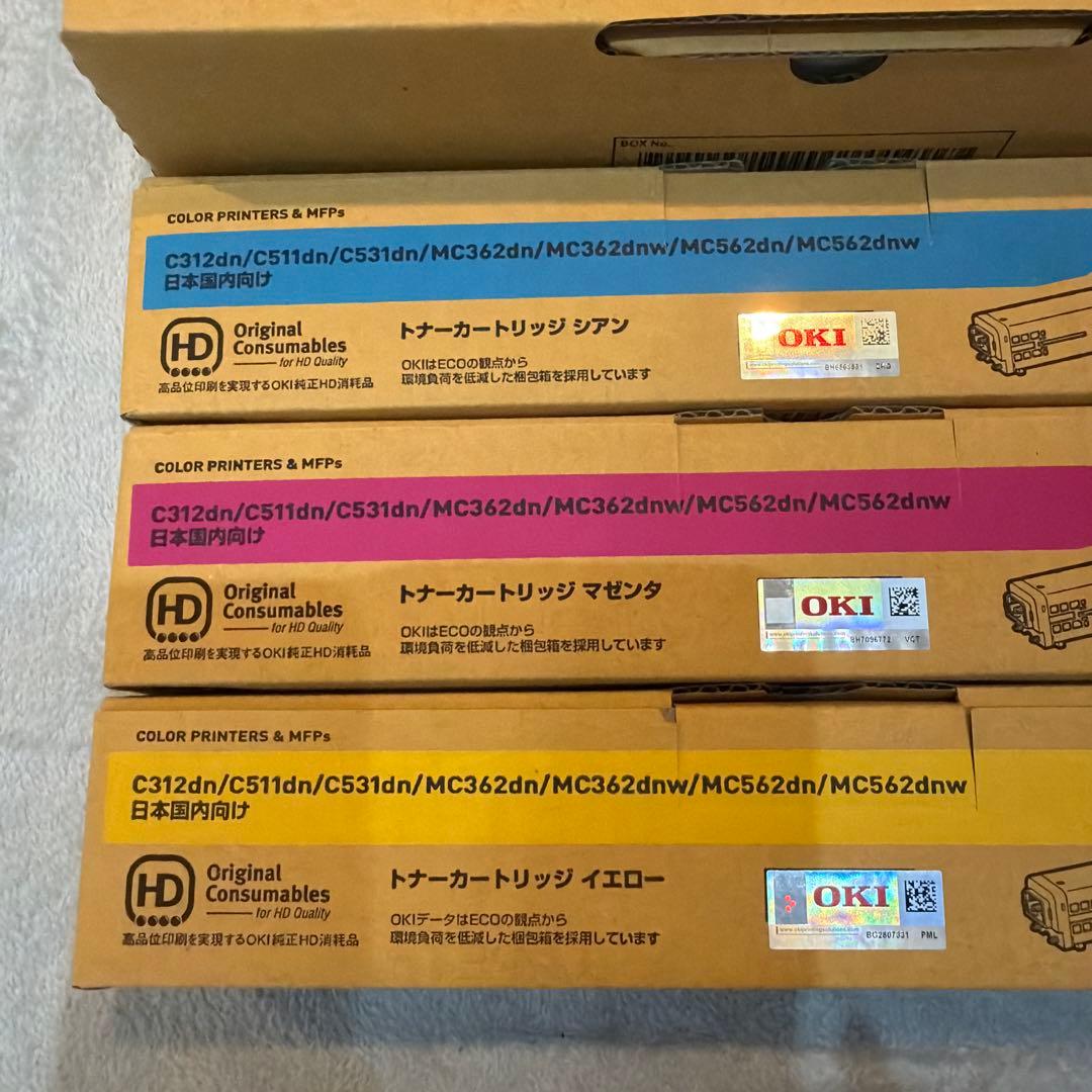 OKI 新品純正トナー　TNR-C4KK1/C1/M1/Y1 4色セット