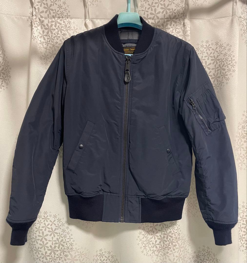 Pherrow's フェローズ　MA-1 グランドクルージャケット 38ネイビー