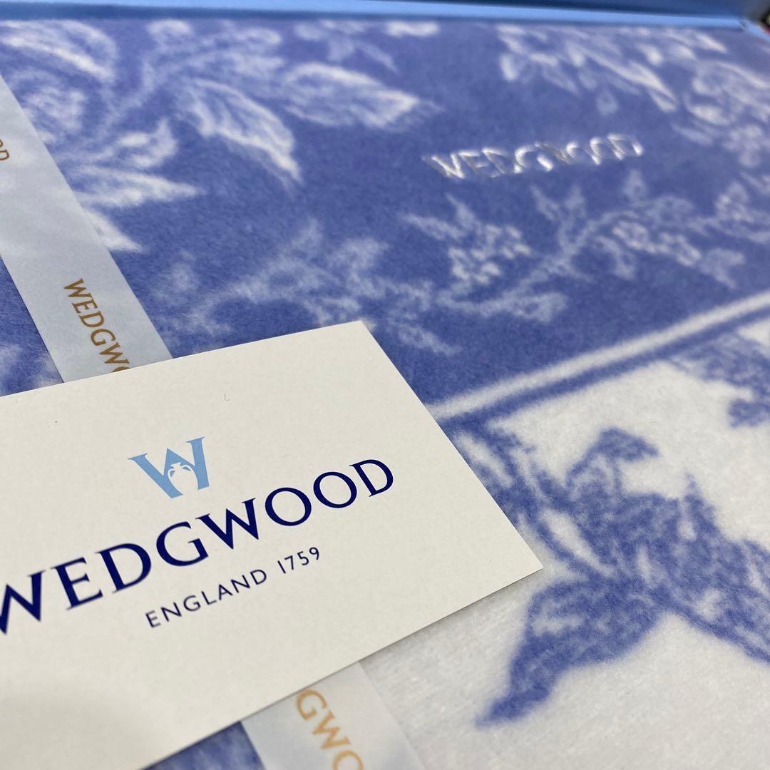 未使用　ウェッジウッド　 棉毛布　140×200㎝　日本製