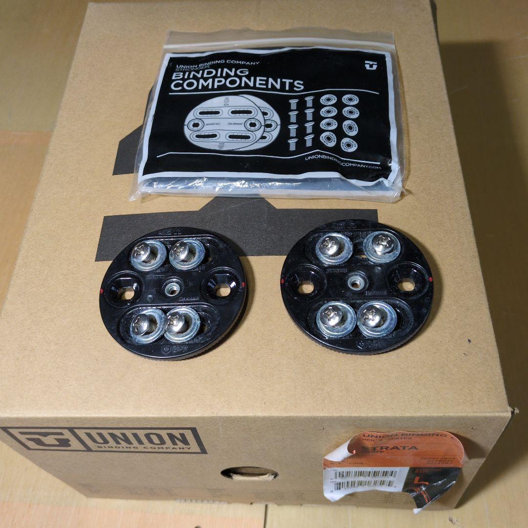 UNION STRATA ビンディング ホワイト Lサイズ