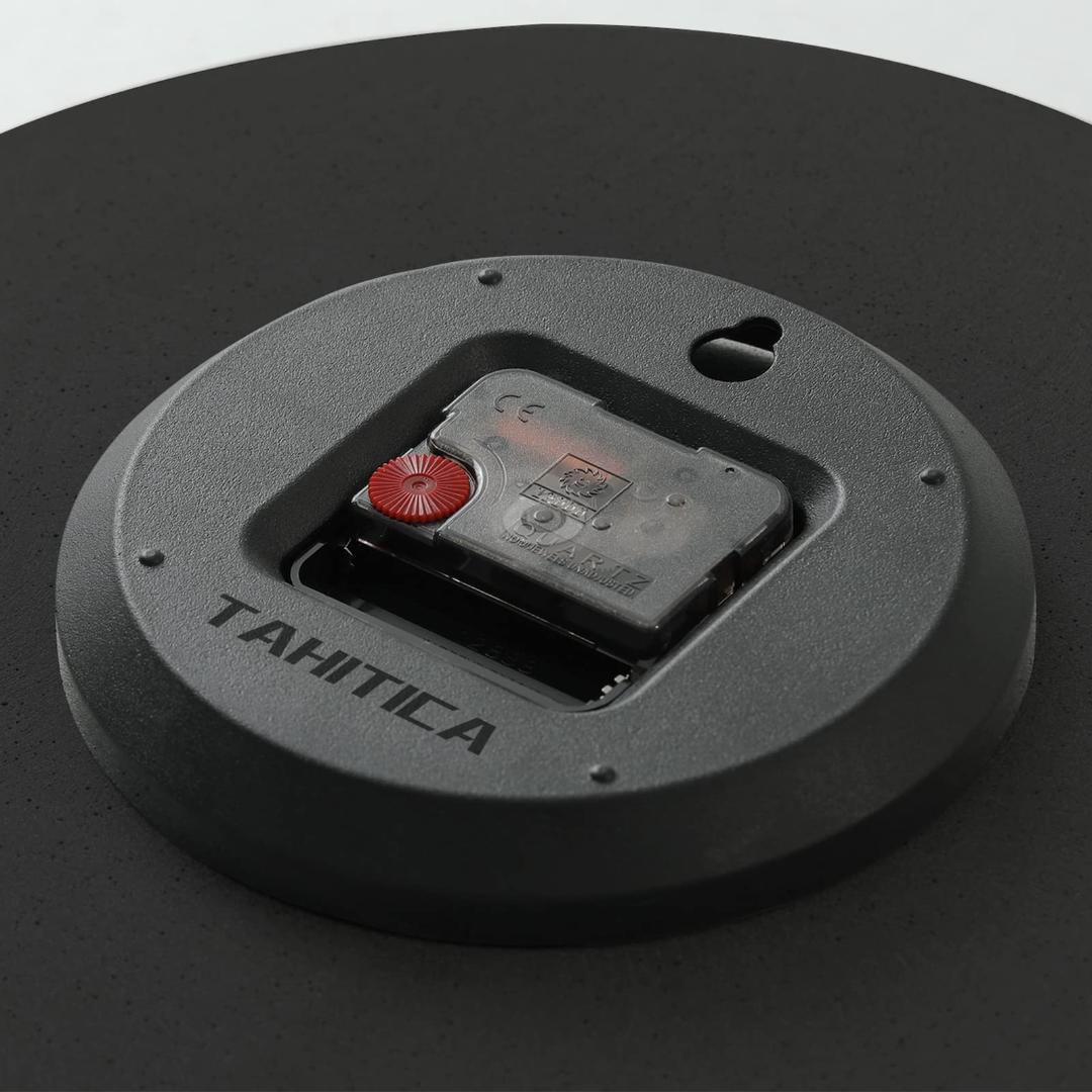 ★シンプルデザイン　掛け時計 静音 セメント製　モダン　シック