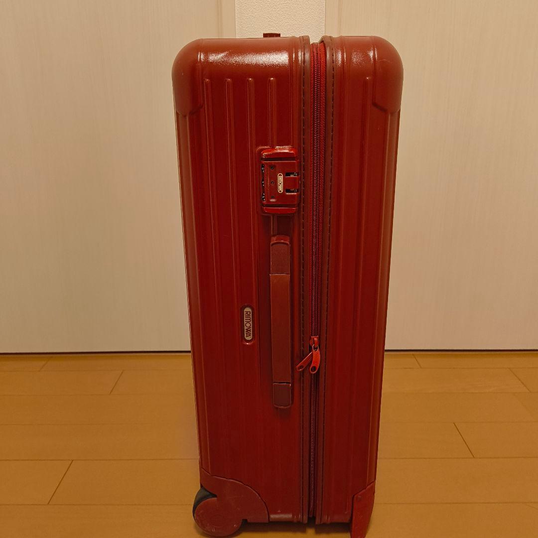 廃盤品 希少 RIMOWA 63L 2輪 855.63 キャリーケース レッド