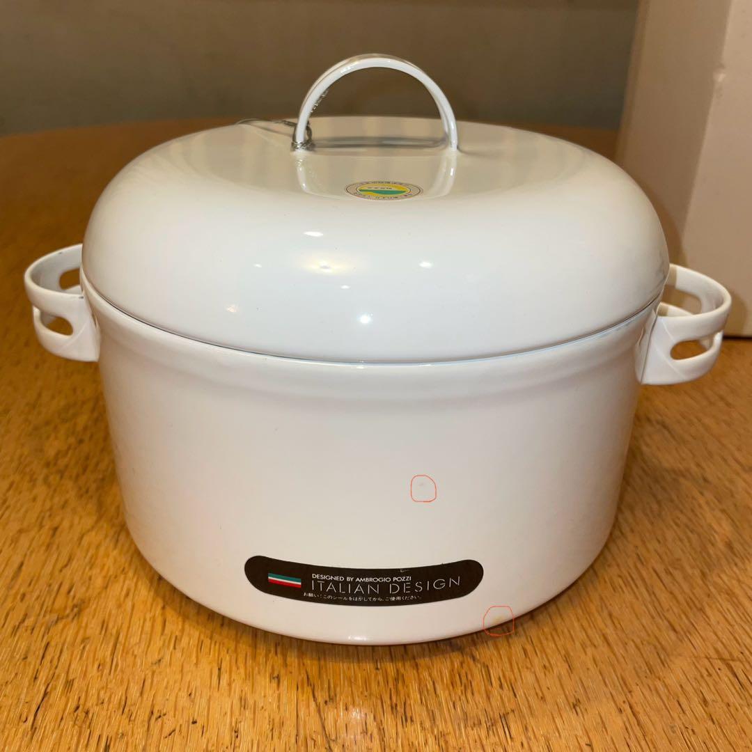 ポストモダン guzzini cook pot ホーロー 象印