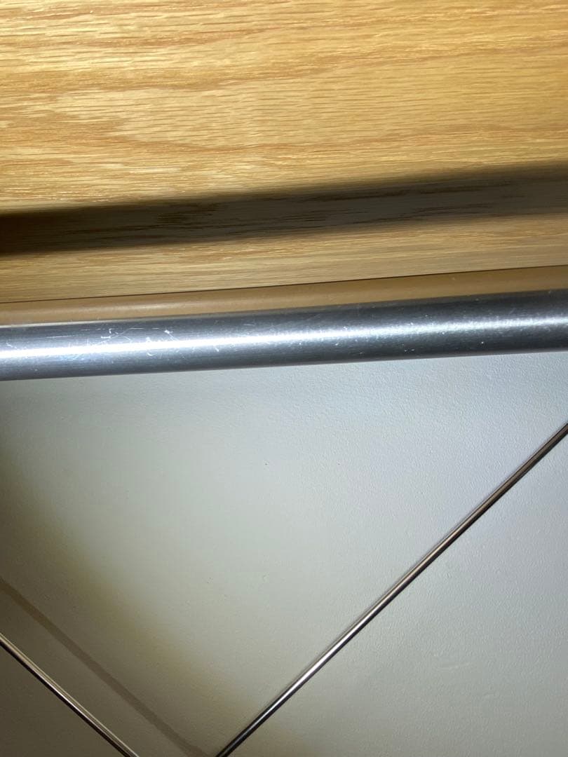 ✨大人気✨無印良品　ステンレスユニットシェルフ大ワードローブ　オーク