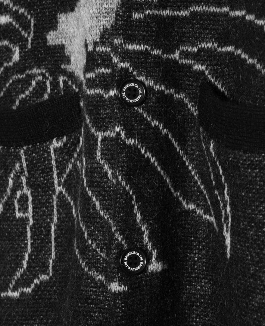 トップス DAIRIKU 23SS LeopardMohairCardigan Knit