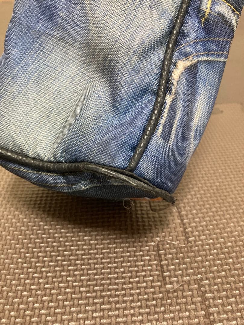 【しん】EDWIN GOLF デニム風キャディ• サブ•ボストンバッグ3点