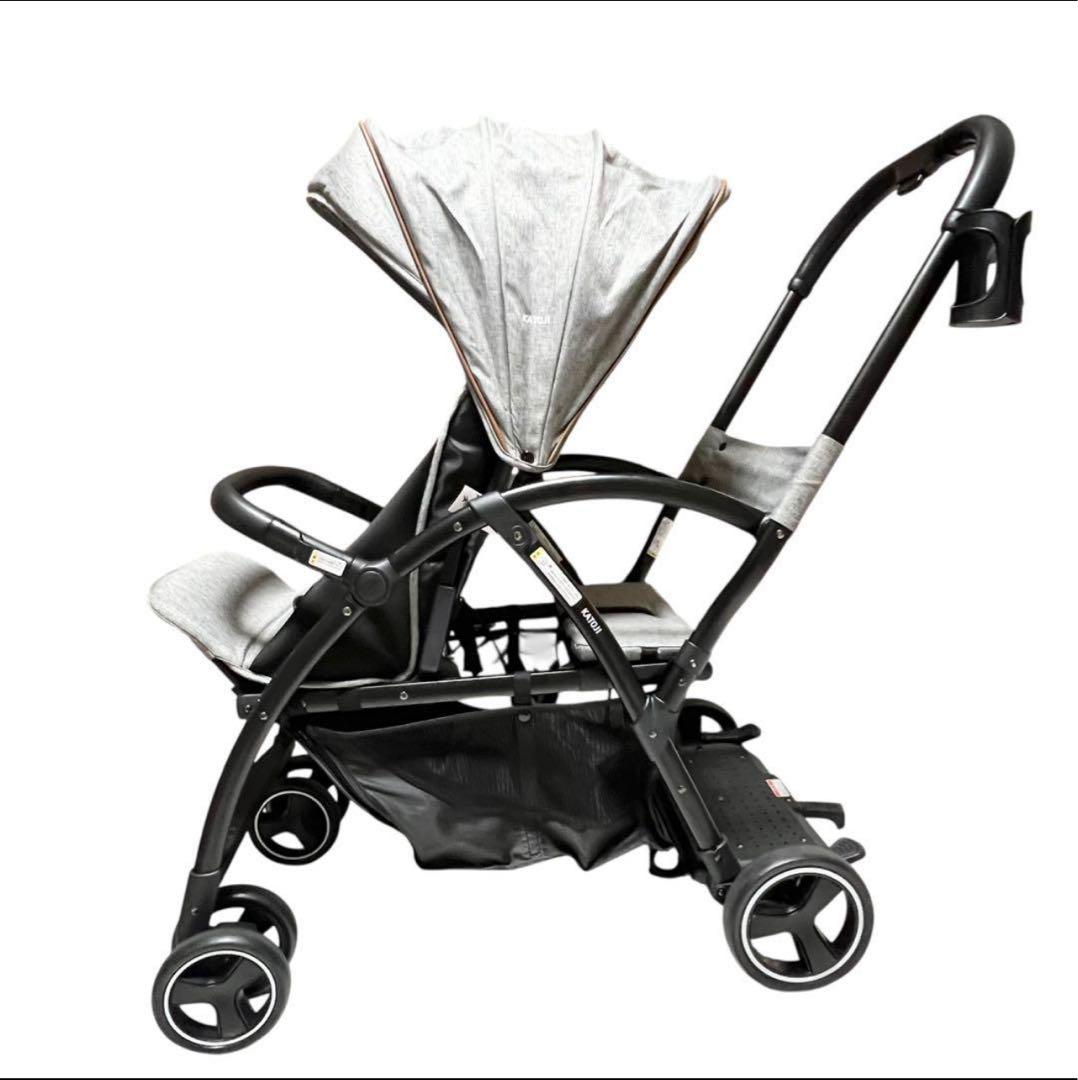 【未使用級美品】 2-Seater 2人乗り　双子 ベビーカー　KATOJI