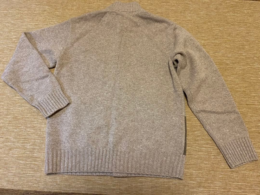 black label パネルチェックハイネックカーディガン