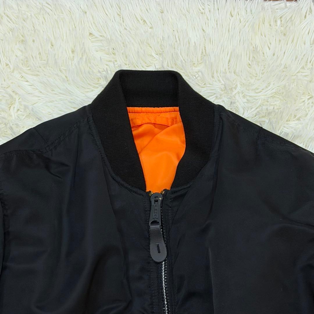 1945　アルファインダストリーズ　MA-1フライトジャケット　Lサイズ　黒