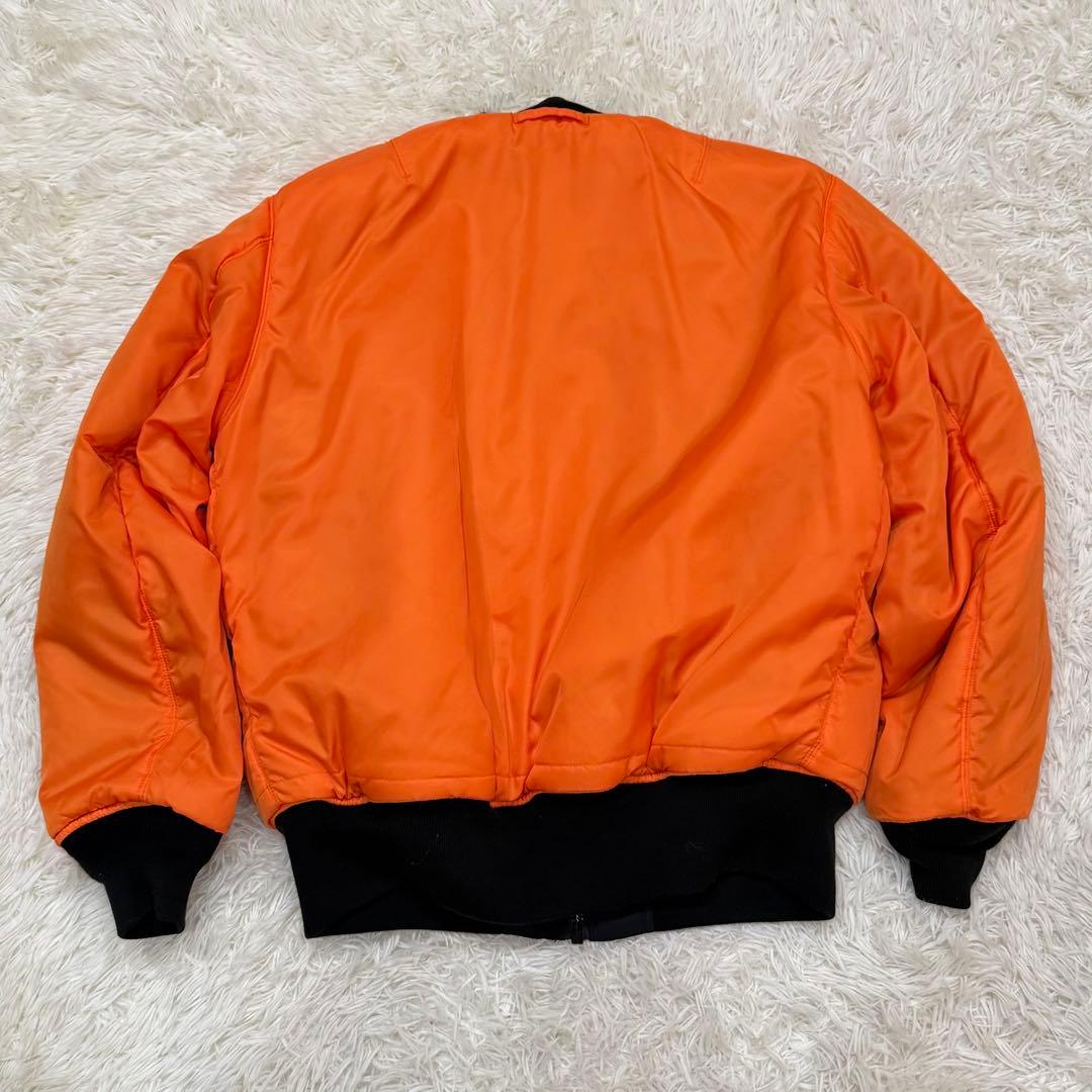 1945　アルファインダストリーズ　MA-1フライトジャケット　Lサイズ　黒