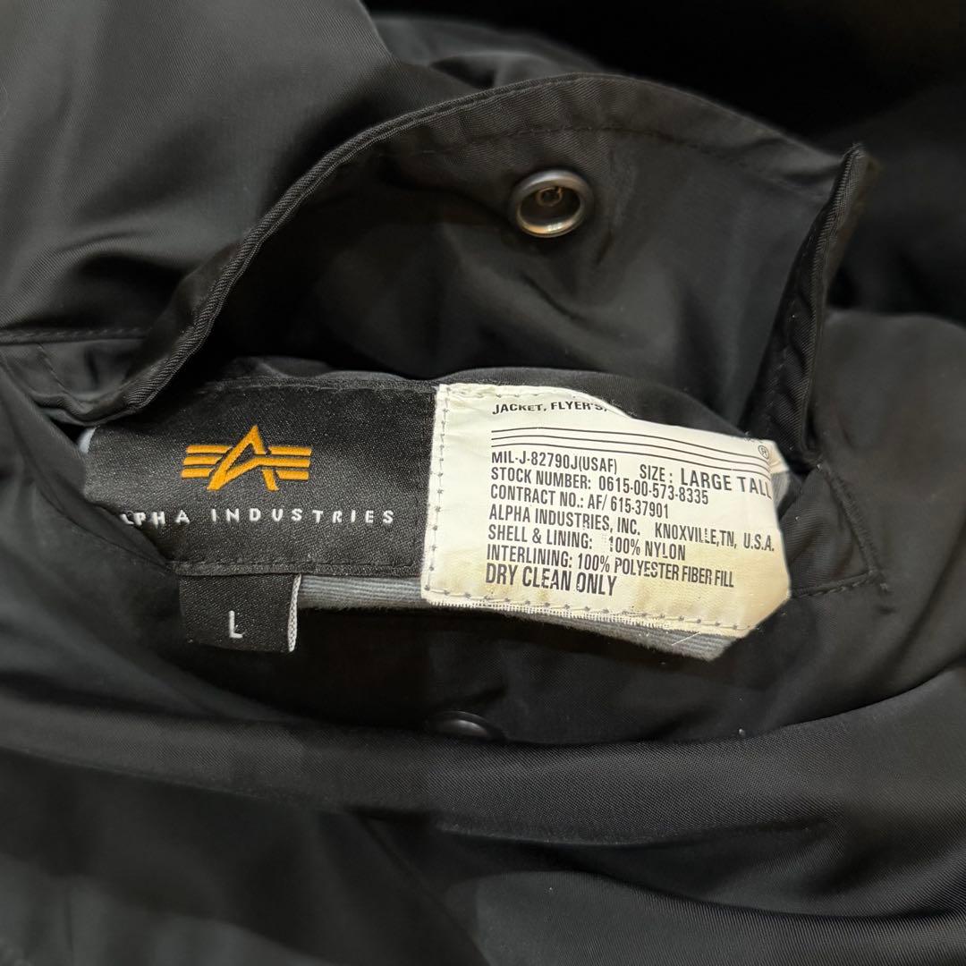 1945　アルファインダストリーズ　MA-1フライトジャケット　Lサイズ　黒