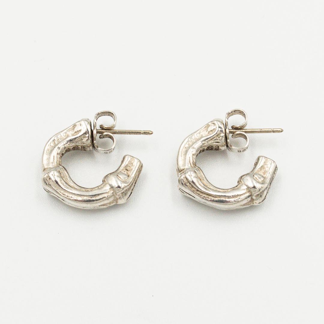 ヴィンテージ ティファニー バンブー ピアス シルバー 1996