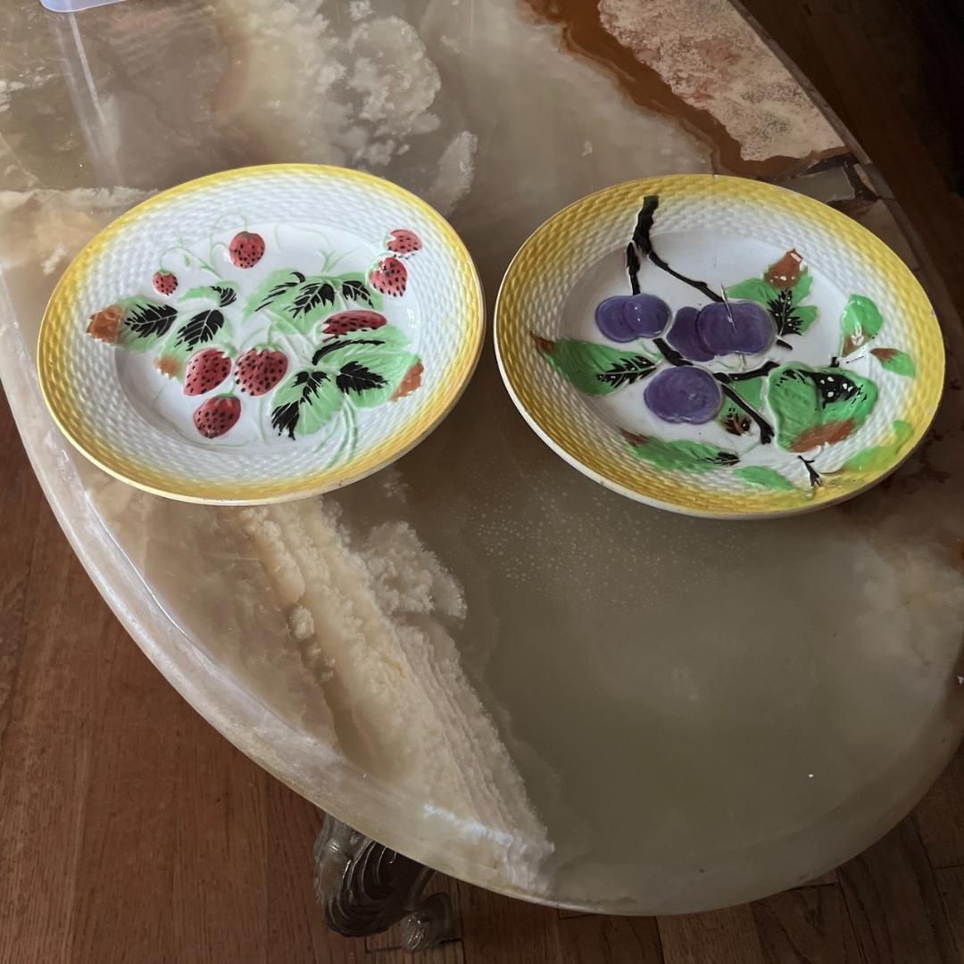 フランス アンティーク ムーランデルー 2枚セット