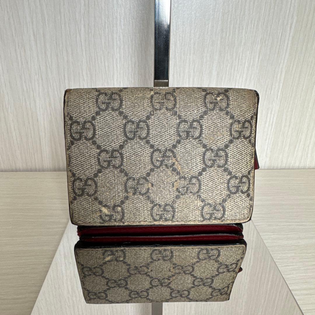 グッチ 二つ折り財布 チェリーさくらんぼ PVC GG スプリーム