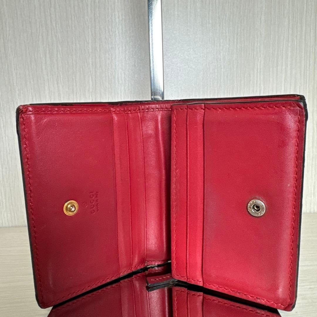 グッチ 二つ折り財布 チェリーさくらんぼ PVC GG スプリーム