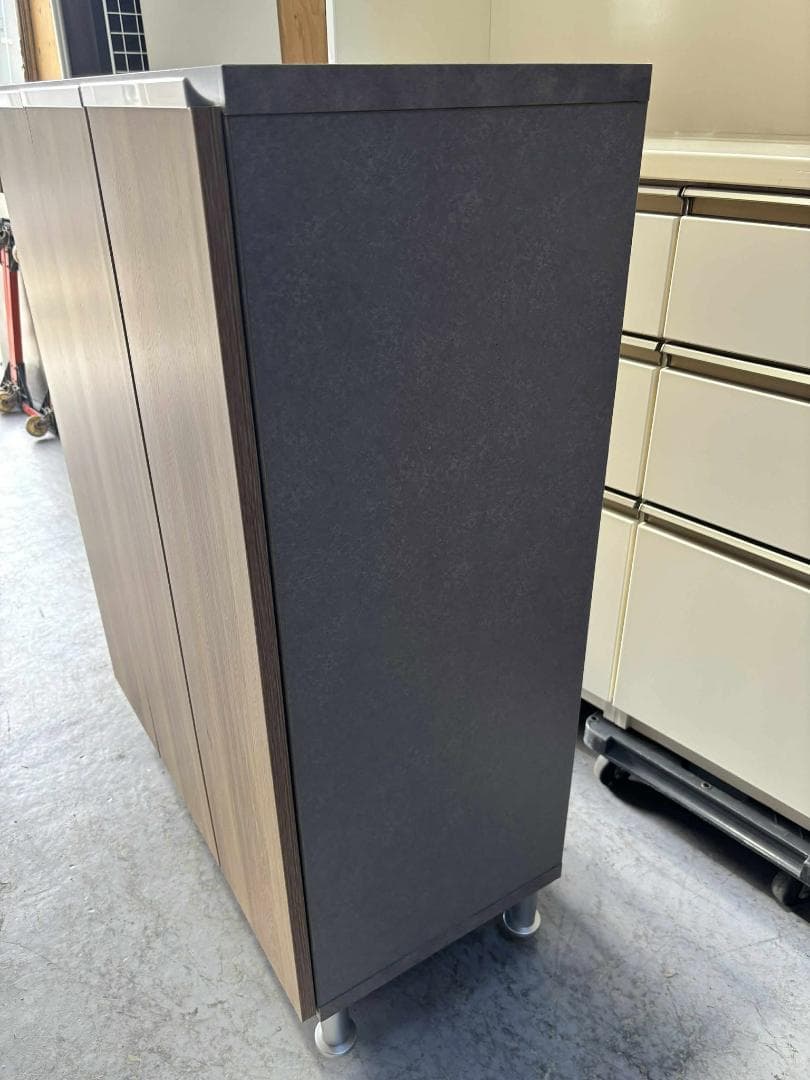 ジョーダン 国産大川家具おしゃれロータイプ下駄箱シューズボックス幅75cm