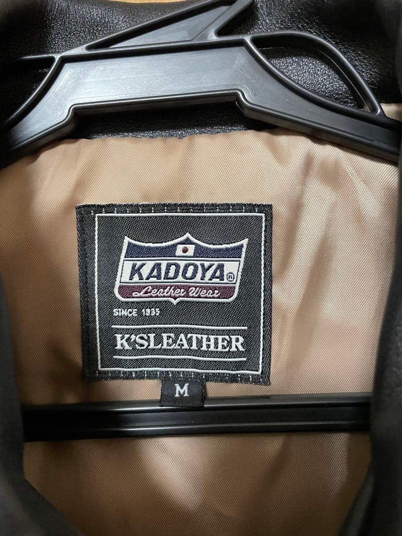 KADOYA K'SLEATHER ブラック レザー M