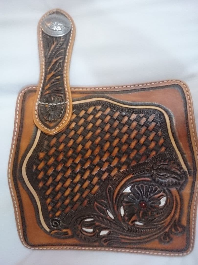 [15%off]レザーウォレット　長財布　本革 ハンドクラフト