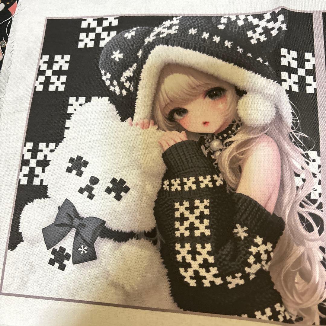 ハンドメイドハンカチ、ポーチ　見本