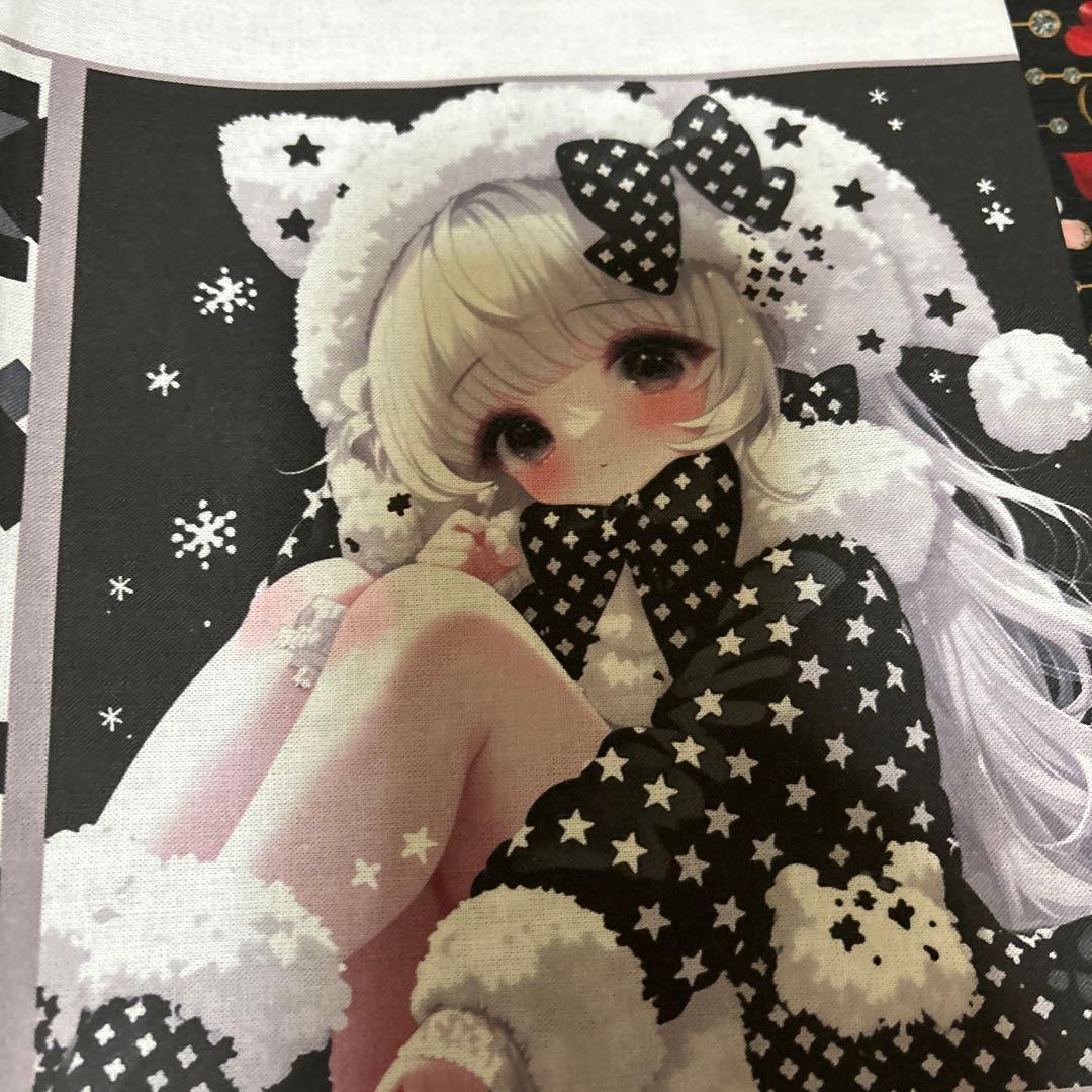 ハンドメイドハンカチ、ポーチ　見本