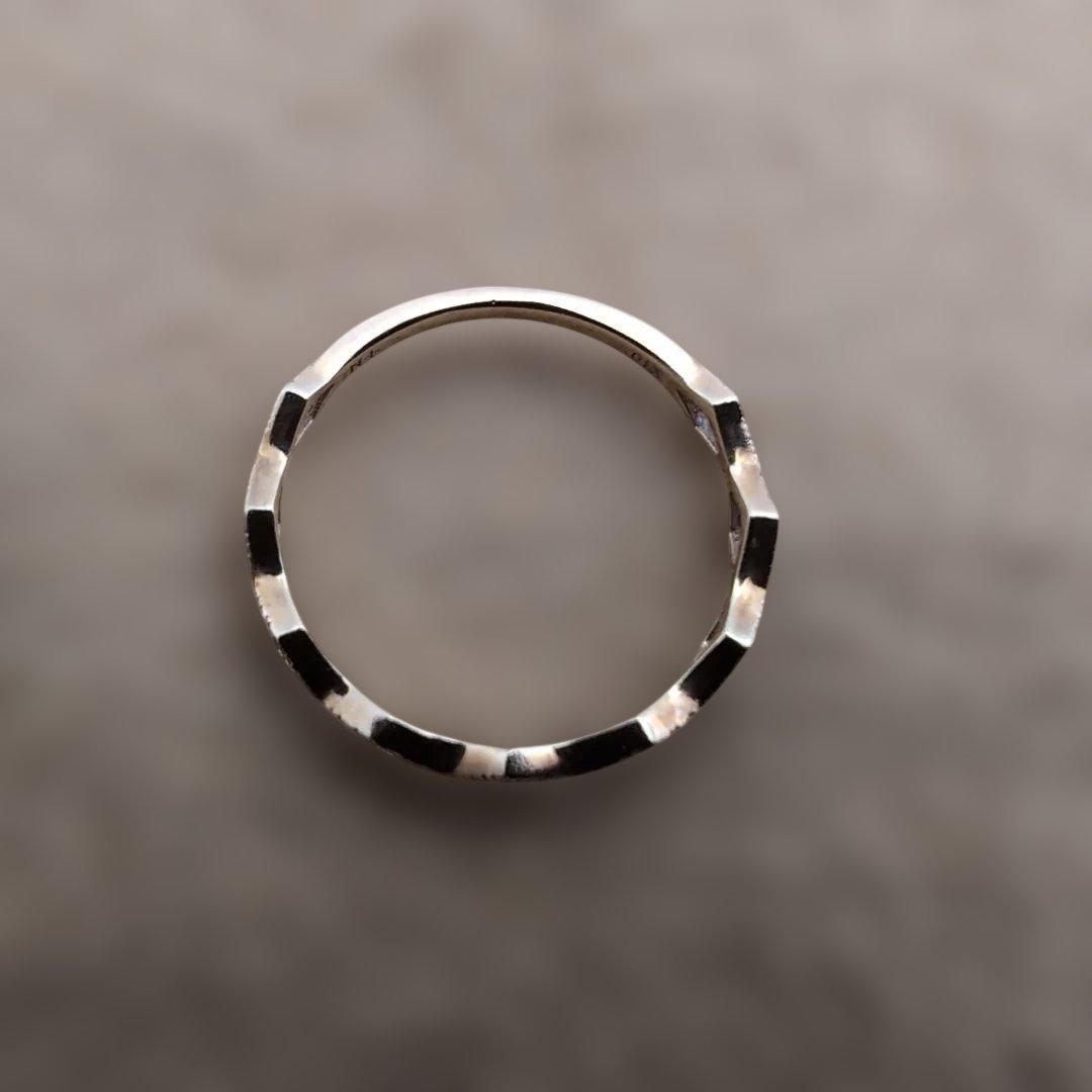 (美品) NOJESS k10 ひし形ピンキーリング