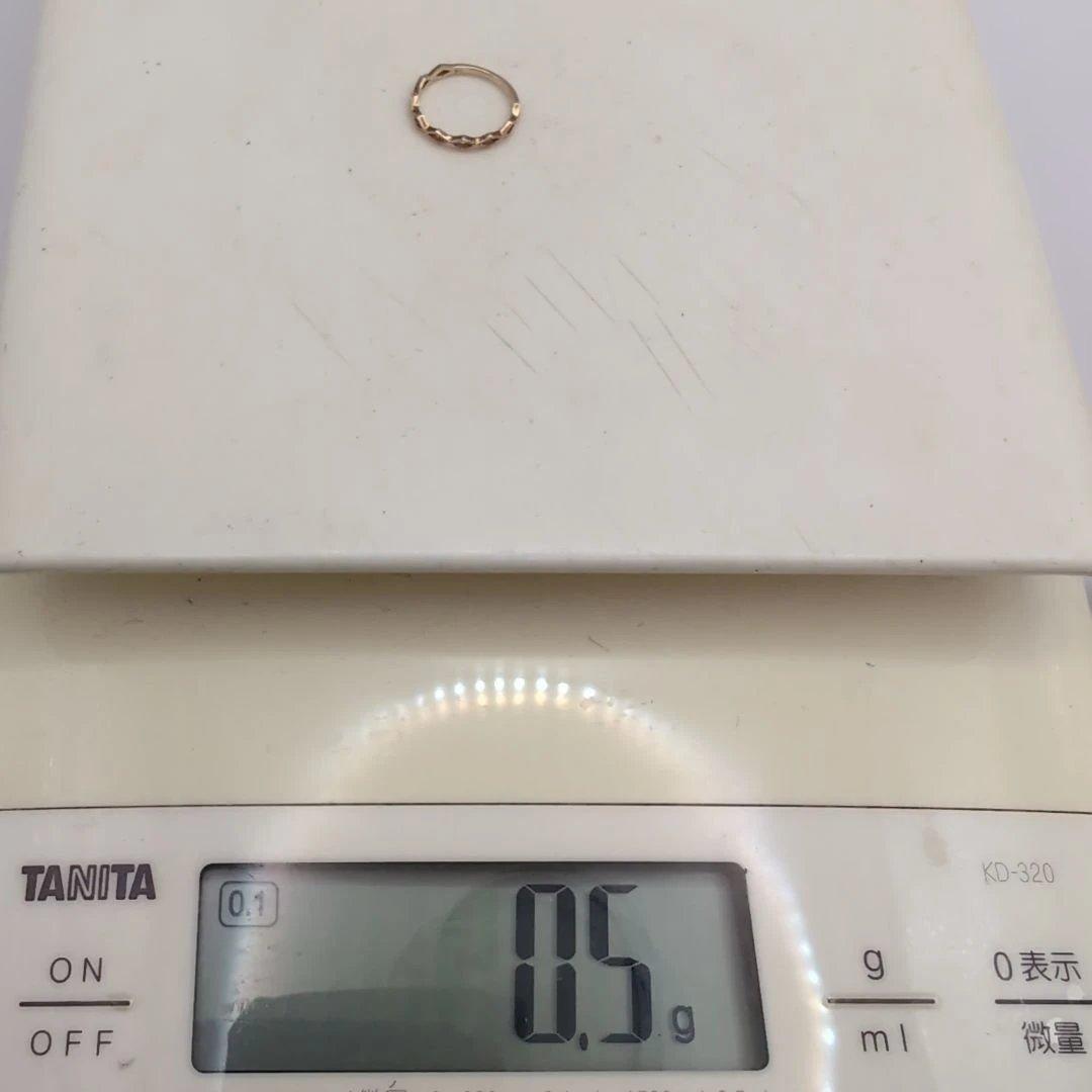 (美品) NOJESS k10 ひし形ピンキーリング