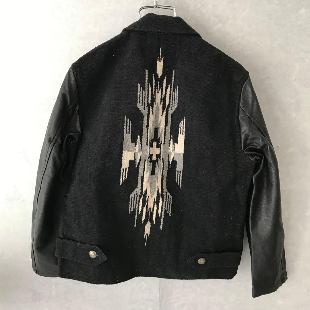 新品 indian CHIMAYO BLAMKET ジャケット ブラック 36