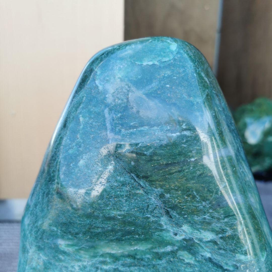 アベンチュリン　8.1キロ　インド翡翠　翡翠　ヒスイ　鑑賞石　石　置物　オブジェ