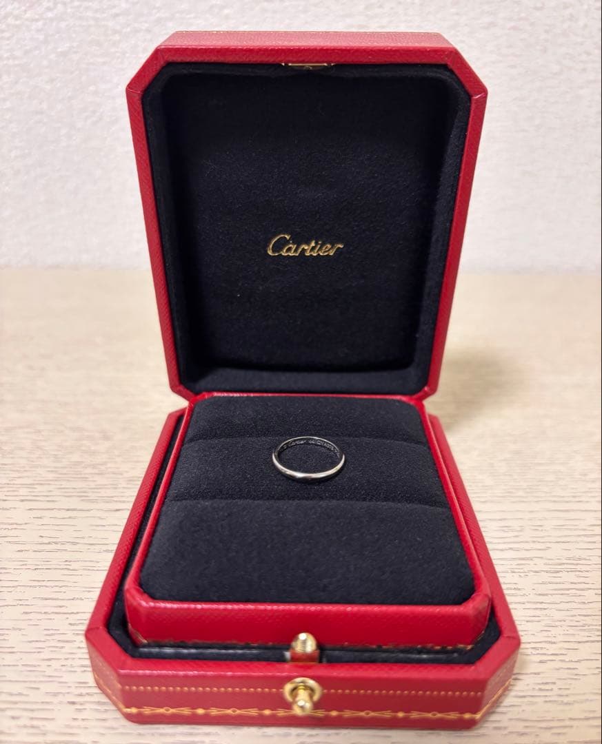 Cartier 1895 2mm幅 サイズ44 プラチナ