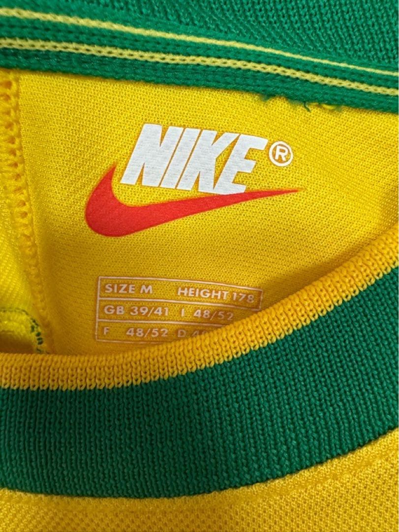 98年 ブラジル代表 ユニフォーム ホーム ナイキ NIKE ロナウド 9 UK